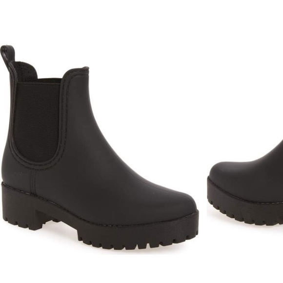 Jeffrey Campbell Shoes - JEFFREY CAMPBELL CLOUDY Chelsea RAIN BOOTIES 8